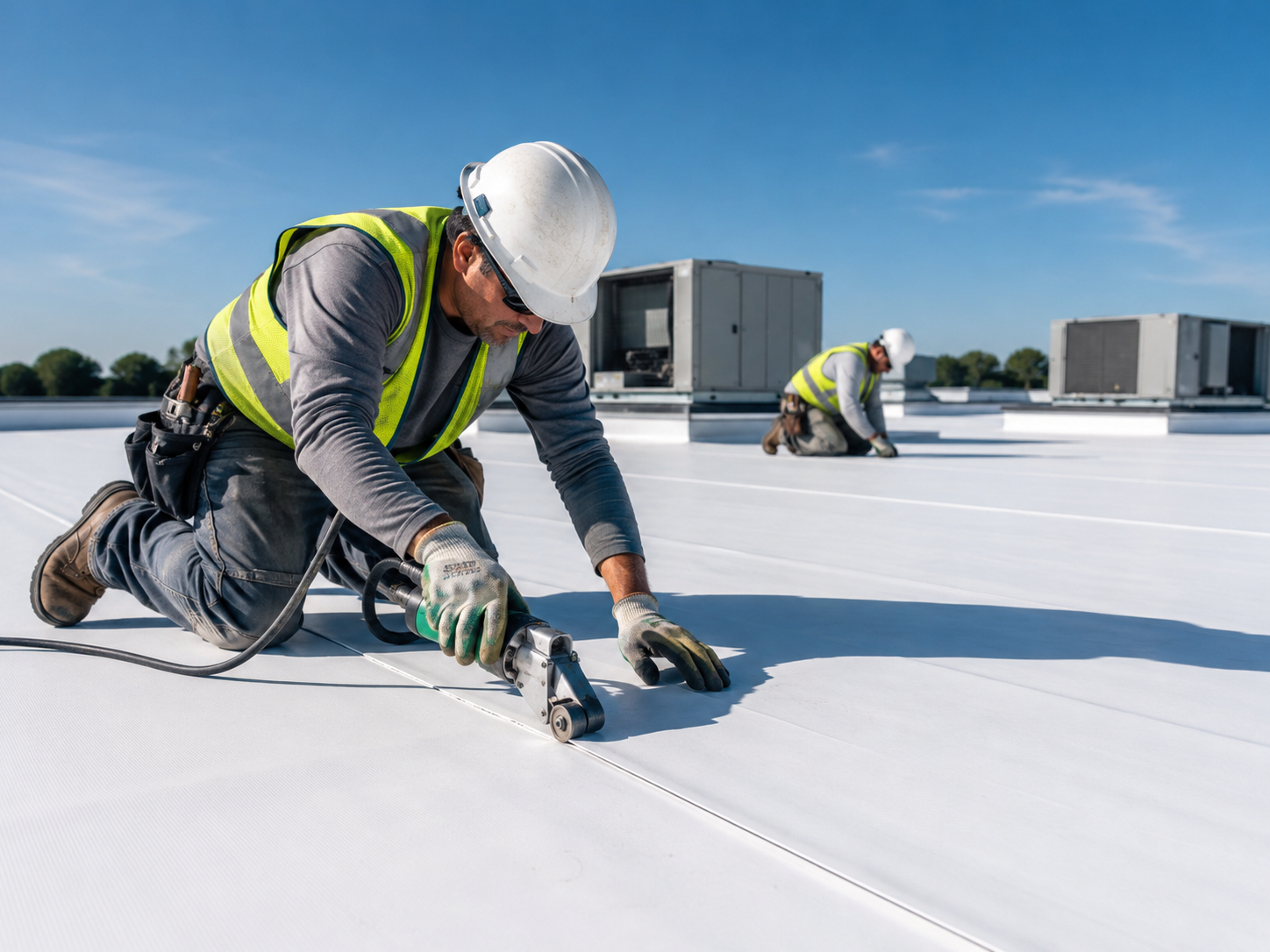 Flat, Rubber & EPDM roofing material
